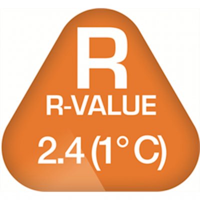 R-värde: 2.4 ( -1°C)