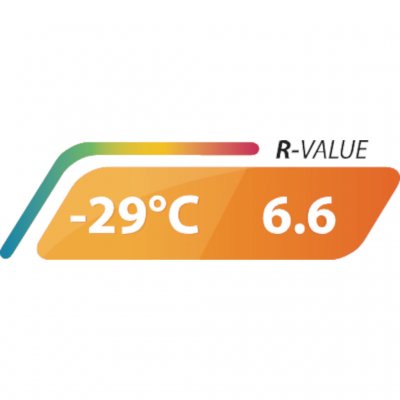 Liggunderlaget är isolerad för att klara temperaturer på minusgrader.