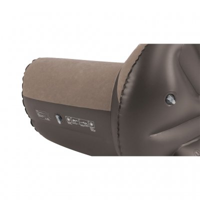 Enkel oppblåsing via kraftige ventiler.