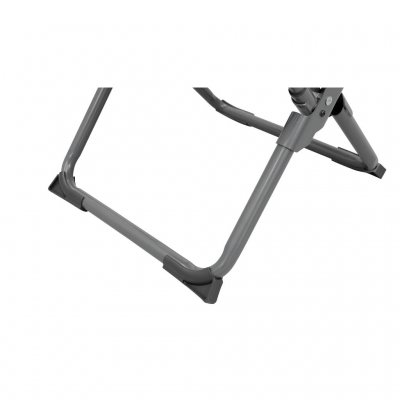 U-formede ben og en pulverlakkert stålramme gir en stabil stol med en maksimal belastning på 100 kg