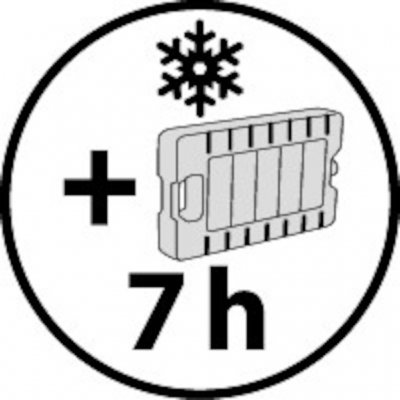 Håller kylväskan kall upp till 7 timmar