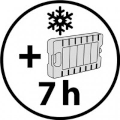 Kjølebagen holder kulden i opptil 7 timer med en 800 ml kjøleelement.