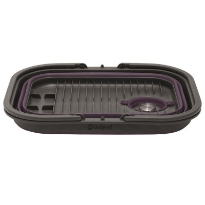 Diskhon tar väldigt lite plats i campingutrustningen då den är hopfälld.