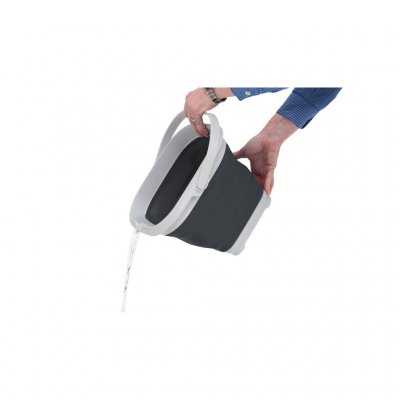 Outwell Sammenleggbar Firkantet Bøtte med Lokk Navy Night