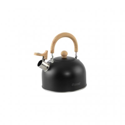 Plystrende kaffekjele i rustfritt stål (1,8 liter) for camping med telt, campingvogn eller bobil.