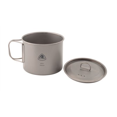 Robens Titanium Pot 0.9L - för matlagning i det fria på gaskök eller över öppen eld