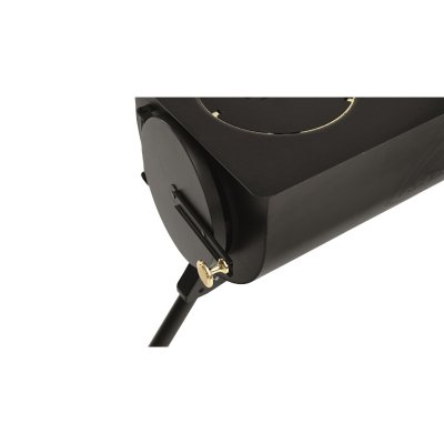 Lättanvänd stor lucka på tältkaminen.