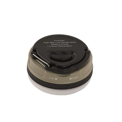 Teltlampe med magnet i bunnen