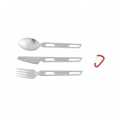 Bestikk i rustfritt stål fra Robens. Perfekt for camping og friluftsliv.