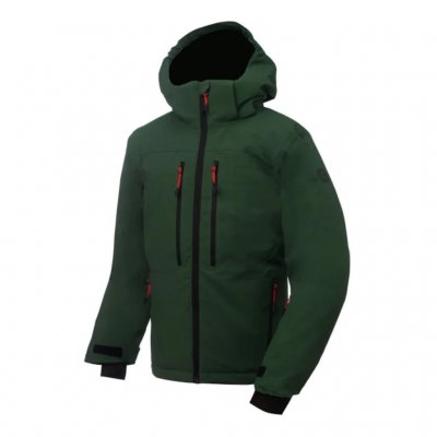Vinterjacka för en aktiv fritid och skidåkning. Muddar i armsluten, innerficka, snölås och praktiska fickor.