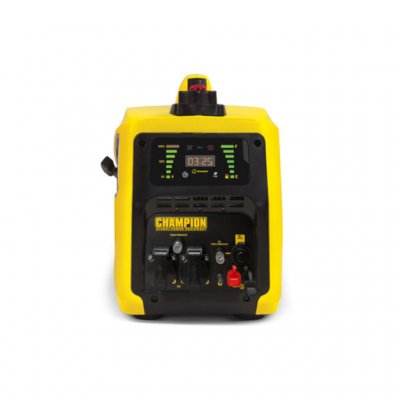 Dubbla uttag för 220V och 12V uttag.