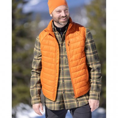 Pinewood Abisko Turflanellskjorte Herre Mosegrønn