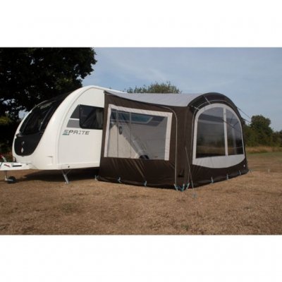 2 st sidoväggar till Telta Sky 400 soltak/markis för husvagn.