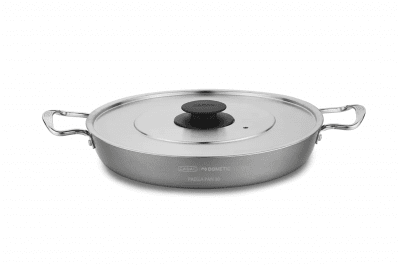 En lett, men solid aluminiumsstekepanne på 28 cm (Ø)
