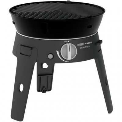 Grillen har en grillplate.