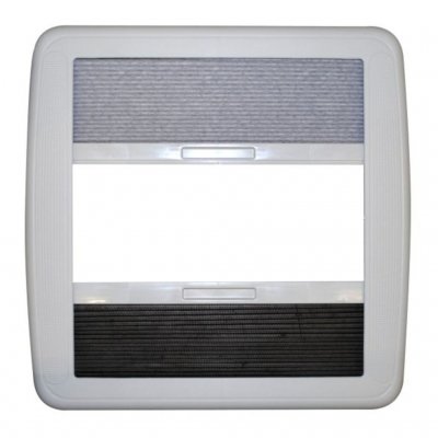 Innedel Dometic Mini Heki taklucka i ljusgrått.