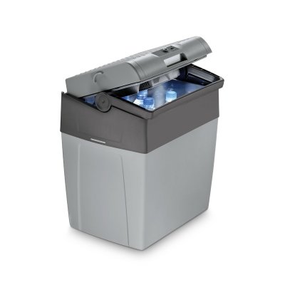 Kylbox som rymmer flaskor stående.
