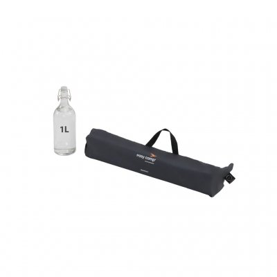 Liten pakkestørrelse. Bære- og oppbevaringsveske inkludert.