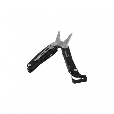 Multiverktøyet er 11,7 cm langt.