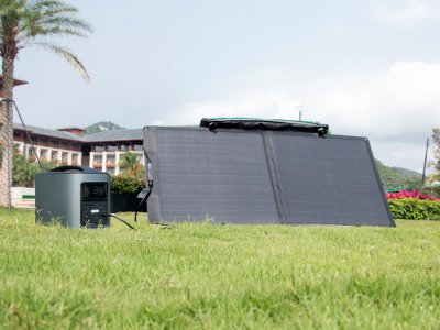 Ladda din EcoFlow Power Station via 110W solpanelen.