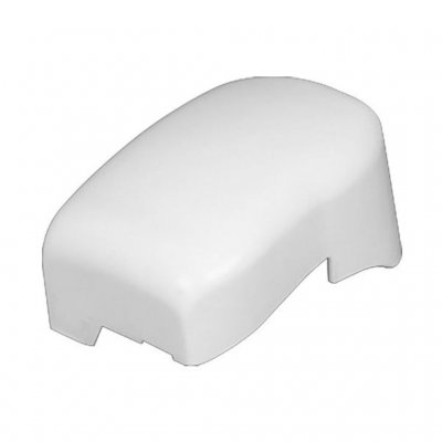 Fiamma F45i endestykke for venstre side uten sveiv i hvitt