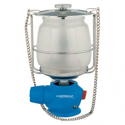 Hendig gasslampe med piezo-tenning og kraftig effekt (10-80W)