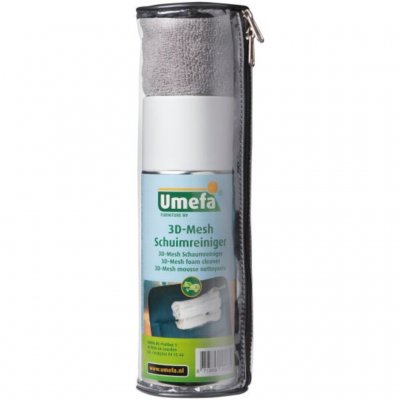 Umefa Foam Cleaner Set 3D-MESH rengöringsmedel för campingstolar, solstolar och liknande möbler med skumstoppning