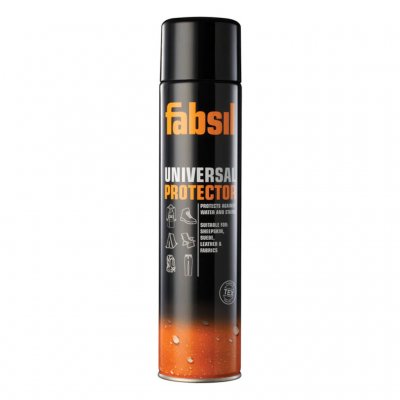 Fabsil Universal Protector sprayimpregnering för tält, kläder och utrustning.