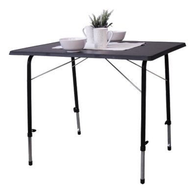 Harmonika Dark Grey hopfällbart allväders campingbord