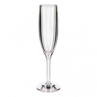 Strahl champagneglas 166 ml, 4-p Krosssäkra Vitvinsglas för camping