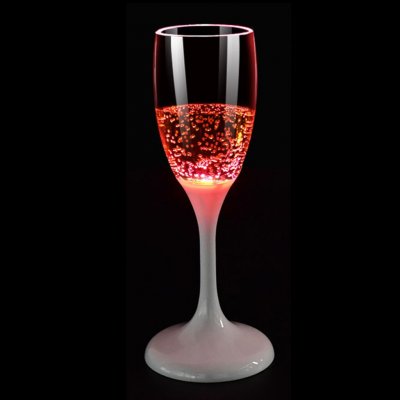 Unison Prosecco lysende glass 12 cl - Inkl. batteri