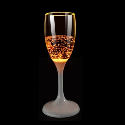 Unison Prosecco lysende glass 12 cl - Inkl. batteri