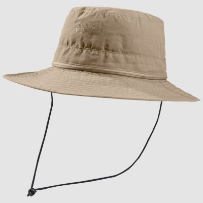 Solhatt med inbyggt myggnät från Jack Wolfskin - perfekt för camping och friluftsliv