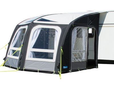 Öppen dörr på Kampa Dometic Ace Air Pro 300.