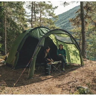 Rimelig telt for både campingplassen og midt i naturen.