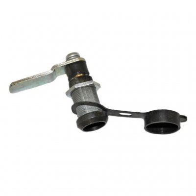 Lås för gaslåda till husvagn och husbil.