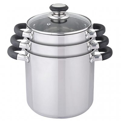 Praktisk kasserollesett som tar liten plass i bagasjen.