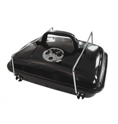 Campinggrillen tar mycket liten plats i hopfällt läge