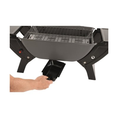 Droppbricka för fett gör gasolgrillen enkel att rengöra.