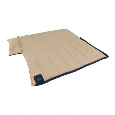 Åpne glidelåsen helt og bruk Outwell Contour Lux XL som et teppe.