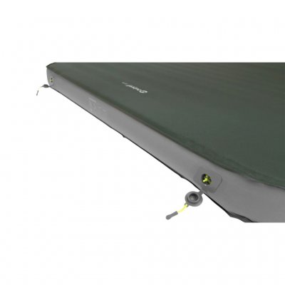 Doble FHF-ventiler (Flat High Flow) gir rask oppblåsing og enkel tømming av madrassen.