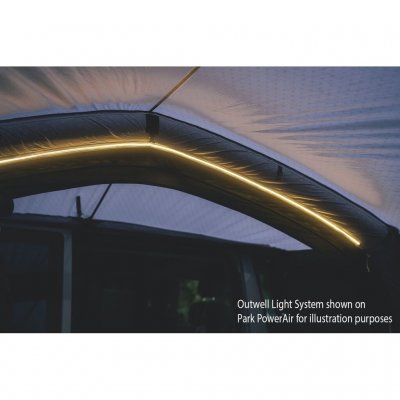 Integrert Outwell Light System – patentert belysning som gir et elegant og effektivt lys i teltet