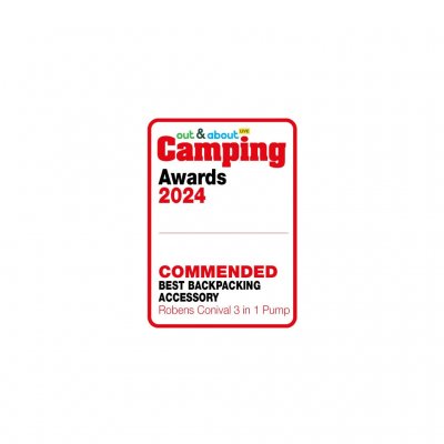 Robens Conival 3-i-1-pumpen vant kategorien Beste campingtilbehør i magasinet Campings Camping Awards 2024.