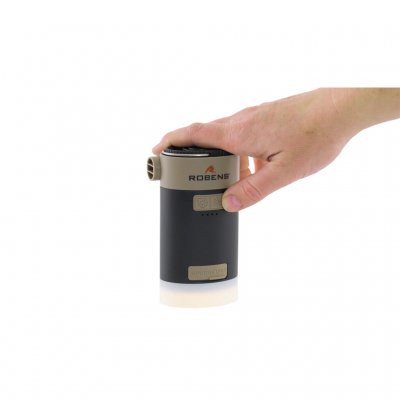 Pumpen fungerer også som lampe og har tre ulike lysmoduser.