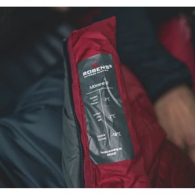 Robens Moraine III er en pakkvennlig sovepose for fotturer og friluftsliv som fungerer fra vår til høst.