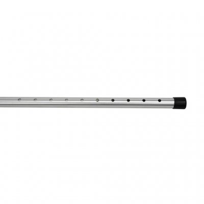 Teleskopisk tarpstang i aluminium som kan justeres i lengde mellom 180 og 220 cm.