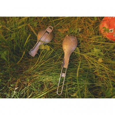 Svært lett, sammenleggbar spork i titan fra Robens