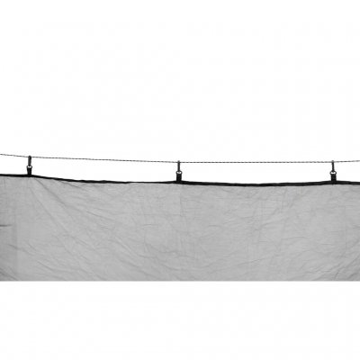 Reflekterende line gjør den lett å se i mørket.