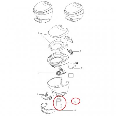 Thetford Tilkoblingsflens til Bravura