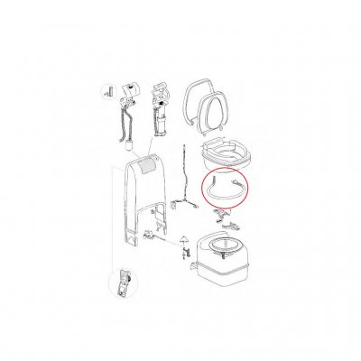 Thetford Spylelange med dyse C200